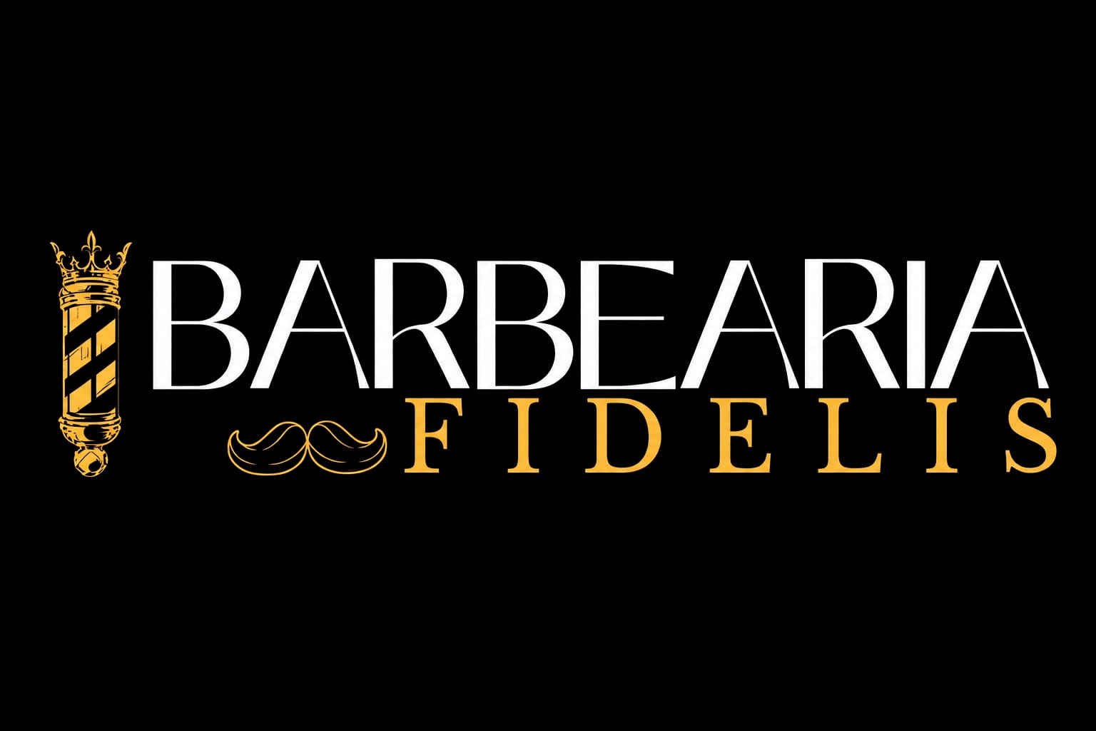 Logo Barbearia Fidelis